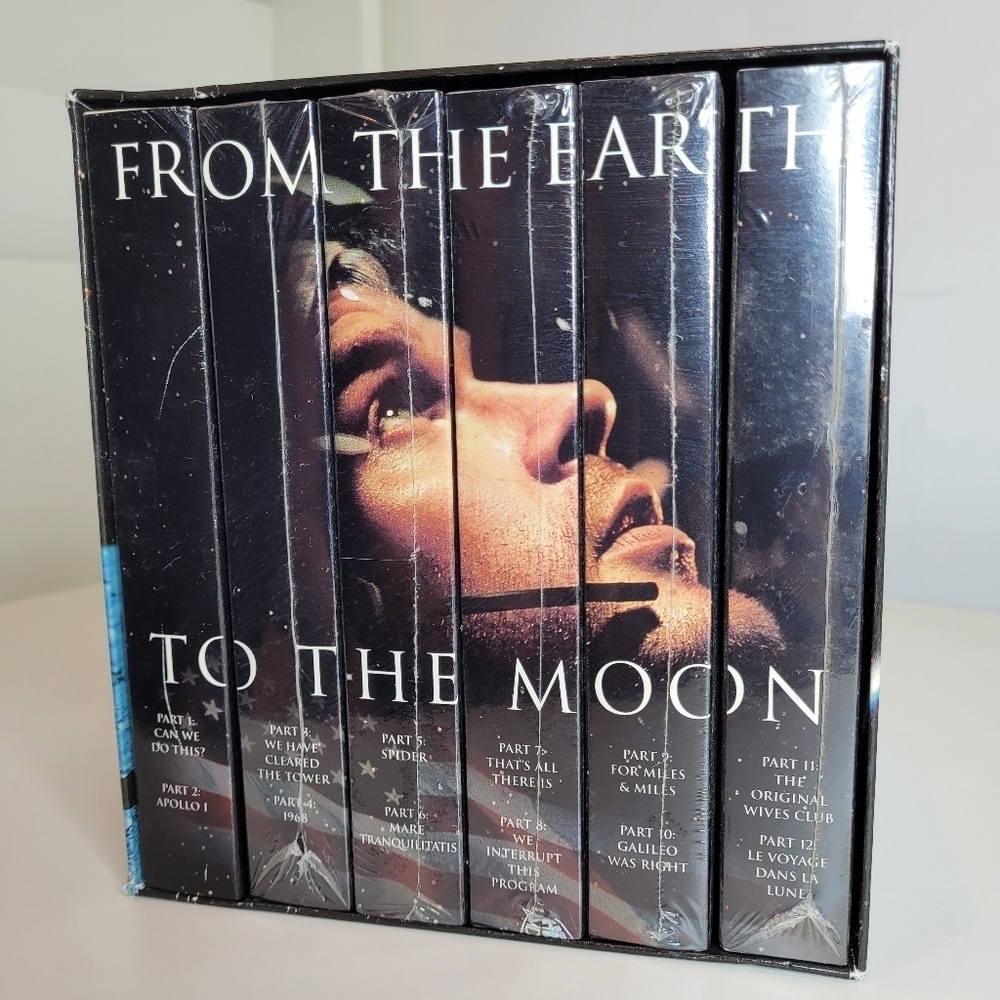 From The Earth To The Moon VHS BOX SET Of 6, 12 episode, Tom Hanks NEW